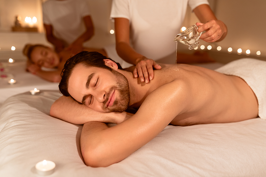Open full resolution image of woman receiving face massage